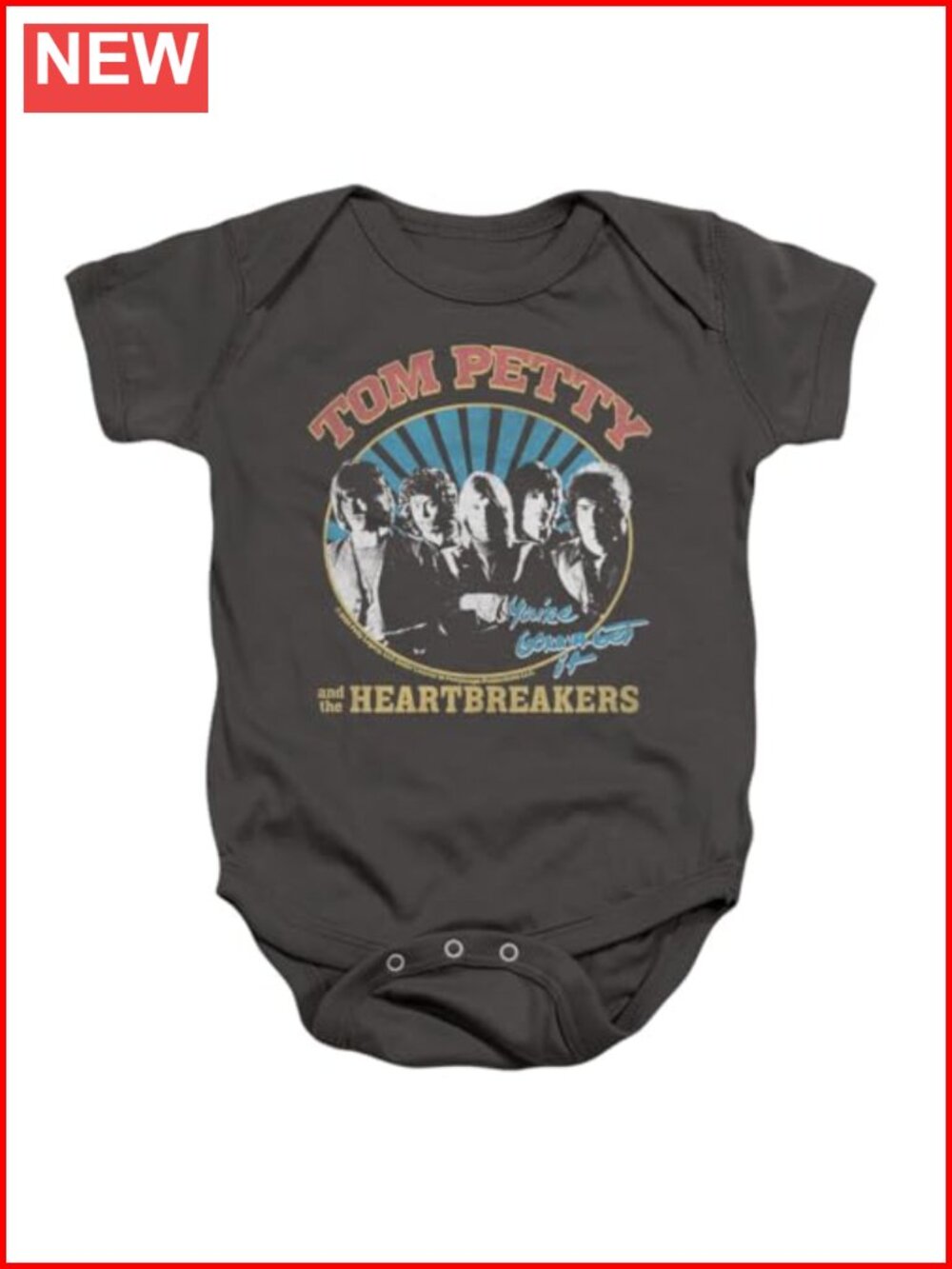 Tom Petty You're Gonna Get It Snap Suit Unisex Infant 100% Cotton Short Sleeve